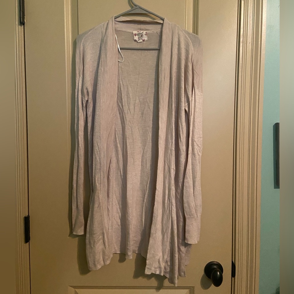 Beige Cardigan with Pockets